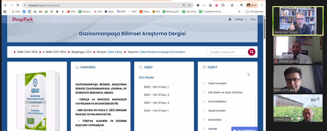 TOGÜ DOAJ ATÖLYE ÇALIŞMASI